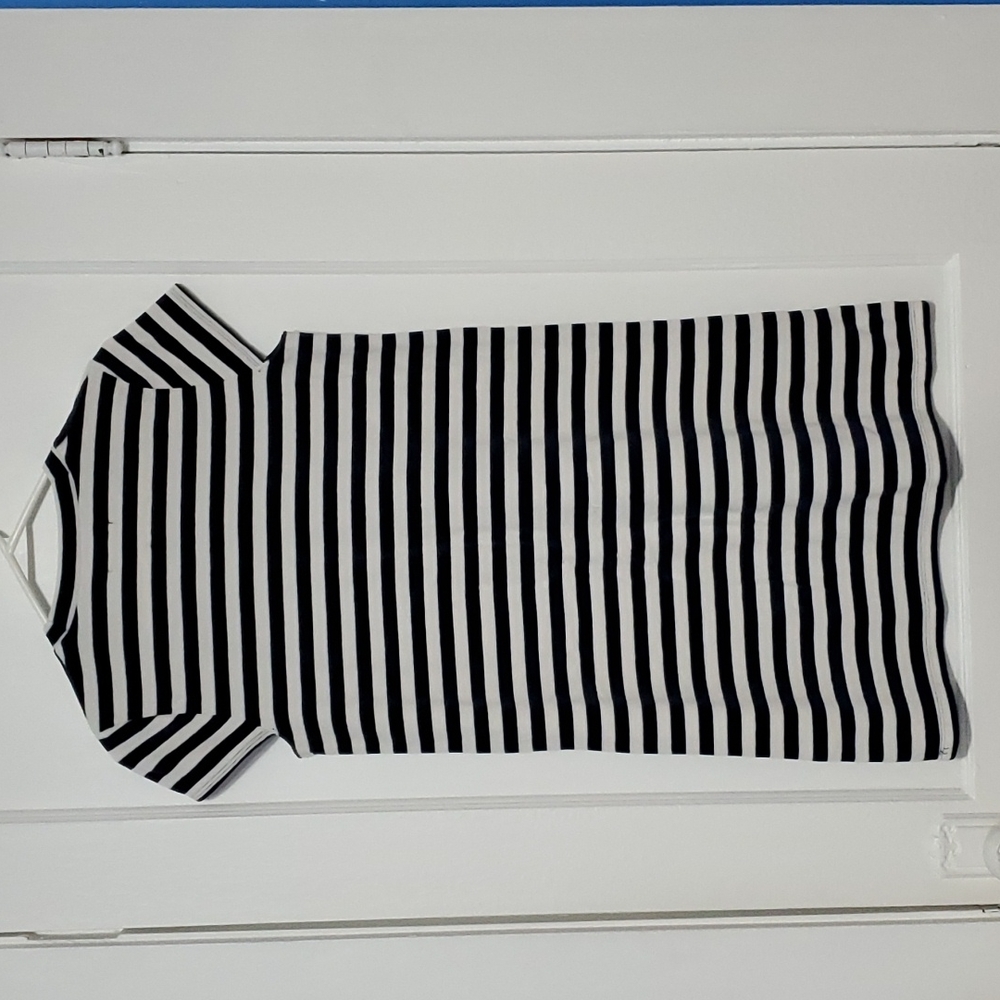 Madewell Stripe Soft Short Sleeve Dress Size S - Picture 4 of 8